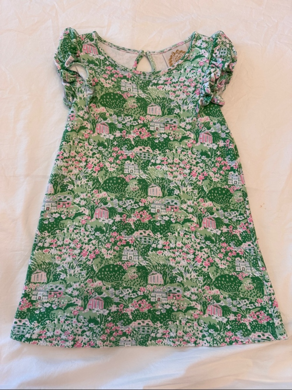 The Beaufort Bonnet Rhuehling Ruffle Dress